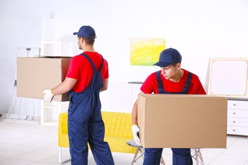 Man and van loading household items in Barnet