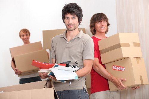Removal van used for student relocations in Barnet