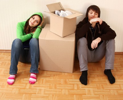 Fragile items protected with packing materials during a Barnet relocation
