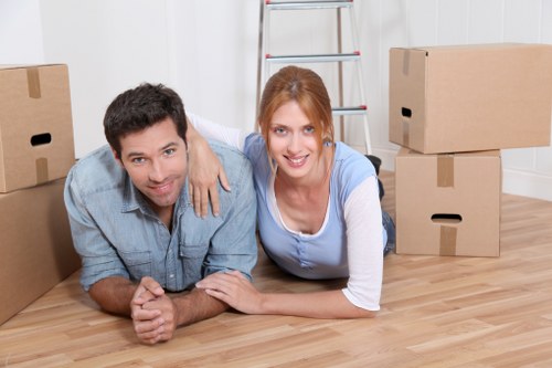 Careful packing and loading for a Barnet home move