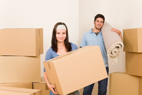 Packed moving boxes and storage solutions for Barnet removals