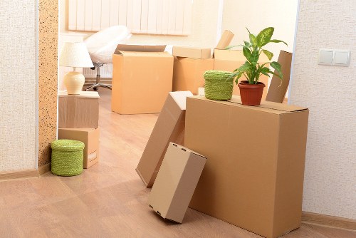 House removalists working around tight access in Barnet